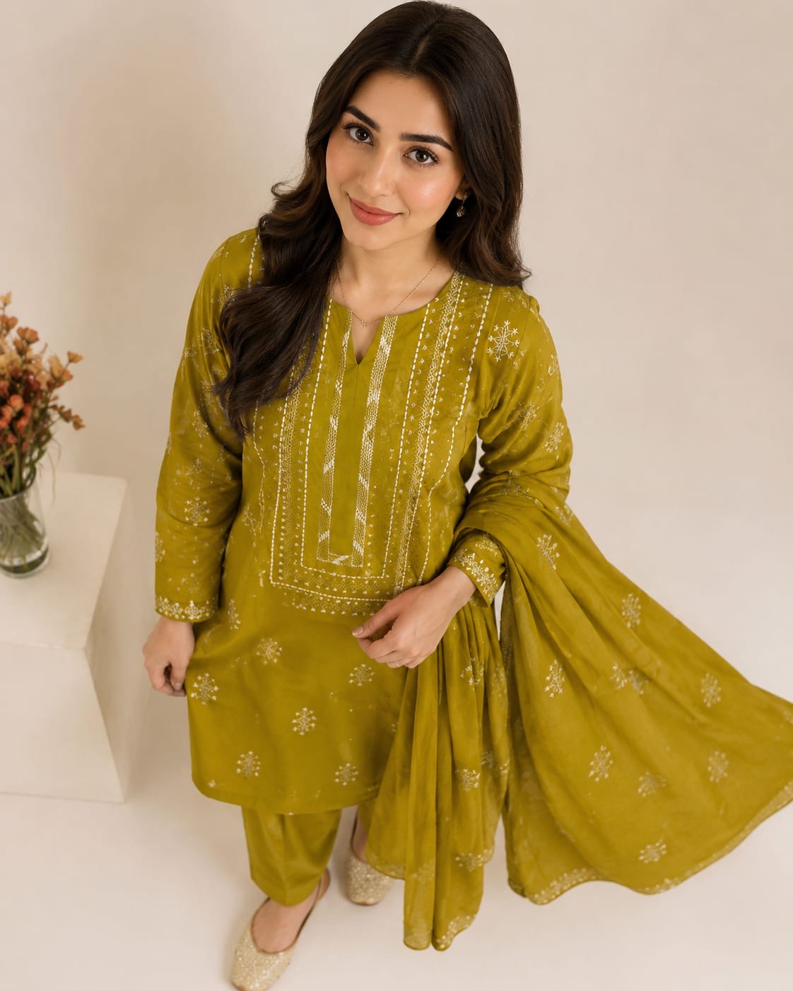 3-Piece unstiched Suit