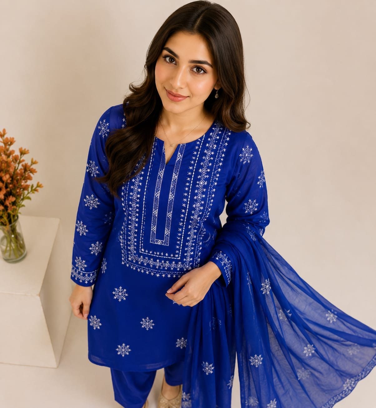 3-Piece Unstiched Suit